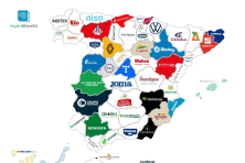 Mapa de Espana empresas destacadas por provincia.webp